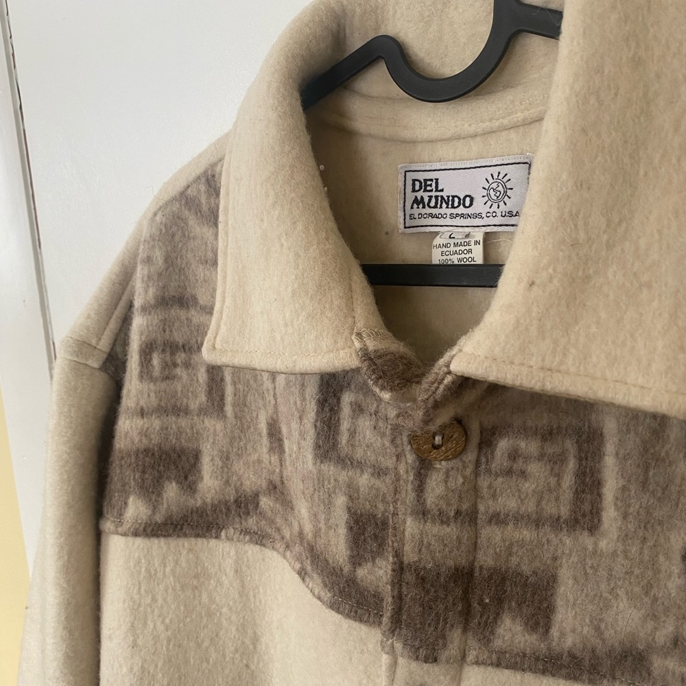 Vintage Handmade Wool Jacket - Picture 2 of 6